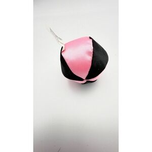 Build-A-Bear Workshop Pink and Black Satin Plush Ball Toy Accessory